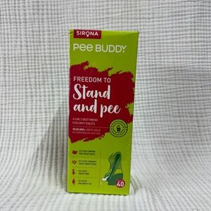 Womens Urinal Device Pee Buddy Sanitary Funnels Disposable and Safe 40 Pack